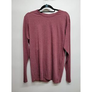 Jeff Burgundy Long Sleeve Shirt Medium